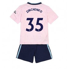 Arsenal Oleksandr Zinchenko #35 Tredjedraktsett Barn 2022-23 Kortermet (+ korte bukser)